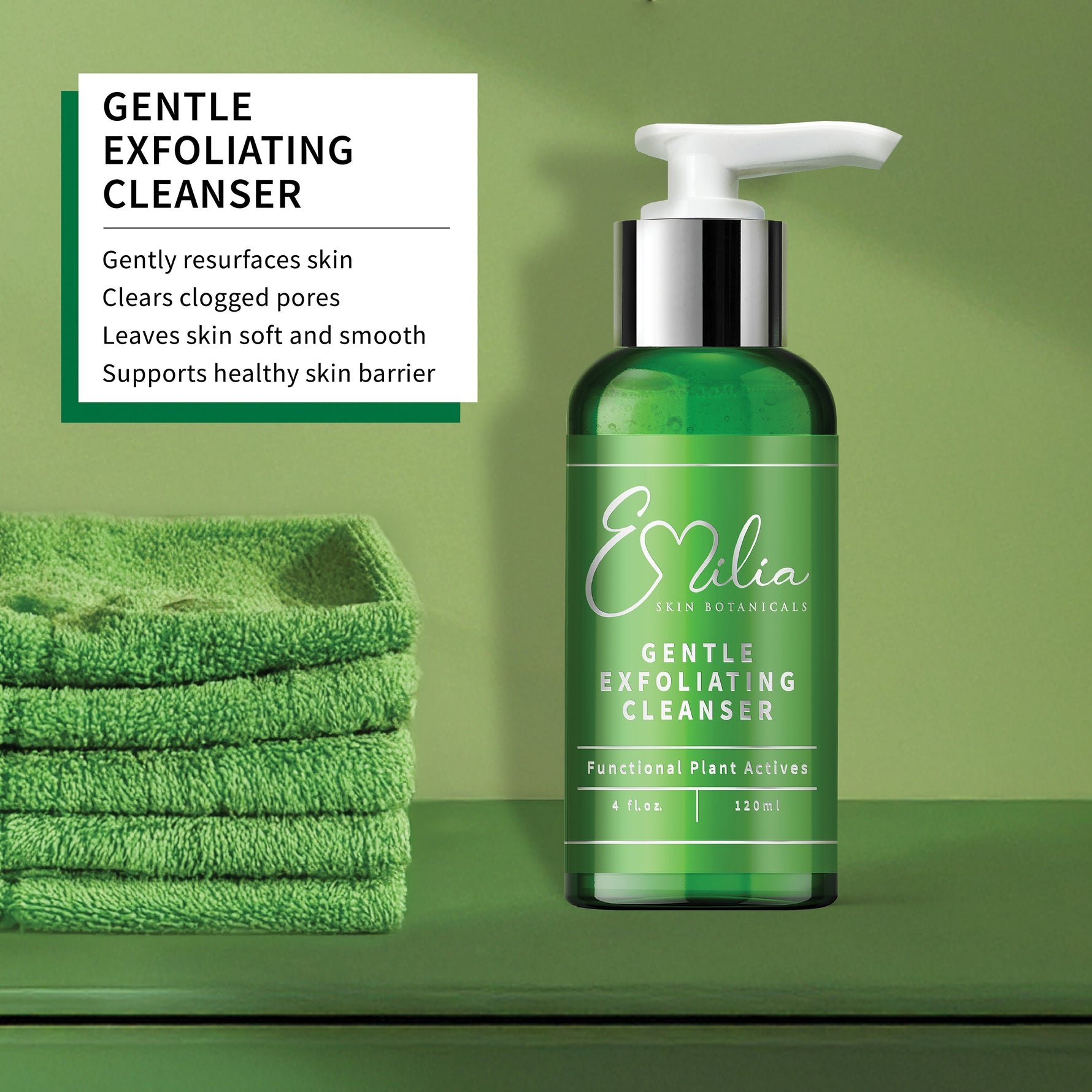 Emilia Skin Botanicals Gentle Exfoliating Cleanser 4 oz
