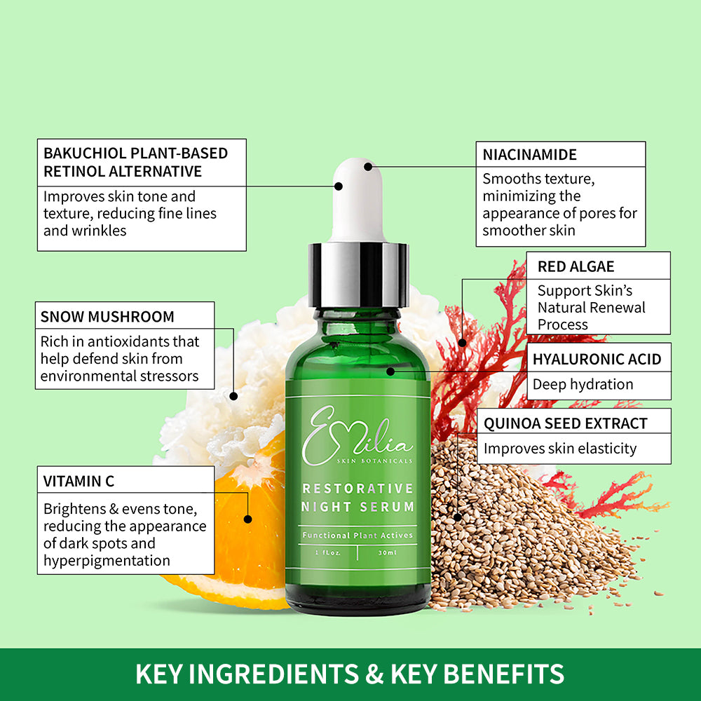 Emilia Skin Botanicals Restorative Night Serum